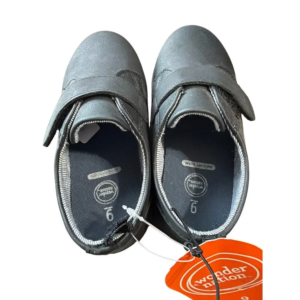 Wonder nation boys memory foam dress shoes size 9 NWT